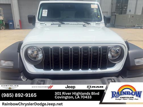 Bright White Clearcoat 2025 Jeep Wrangler Sport