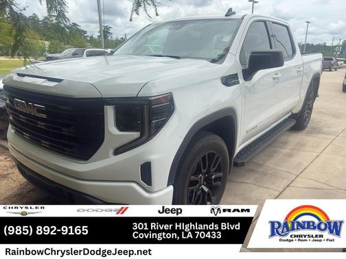 Summit White 2025 GMC Sierra 1500 Elevation