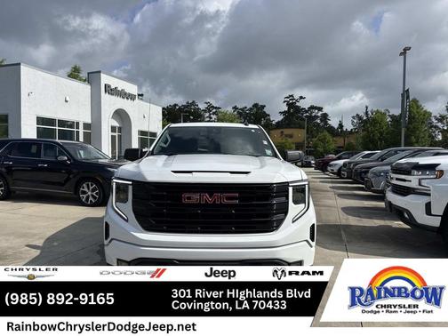 Summit White 2025 GMC Sierra 1500 Elevation