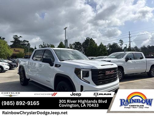 Summit White 2025 GMC Sierra 1500 Elevation