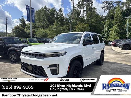 Bright White Clearcoat 2026 Jeep Grand Wagoneer Limited Reserve