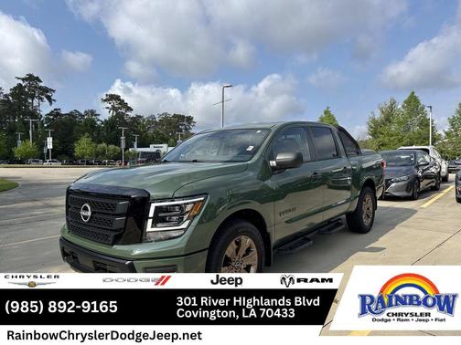 Tactical Green Metallic 2024 Nissan Titan SV