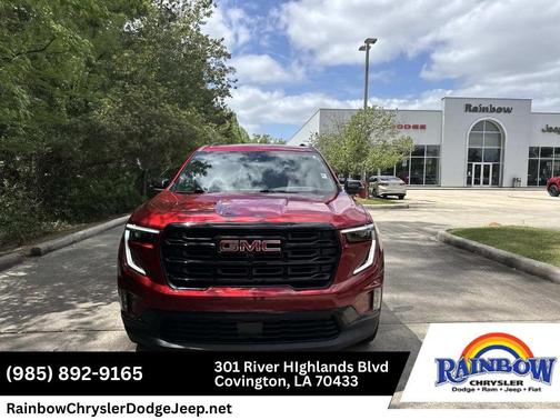 Volcanic Red 2024 GMC Acadia Elevation