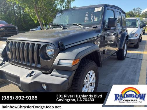 Granite Crystal Clearcoat Metallic 2023 Jeep Wrangler Sport