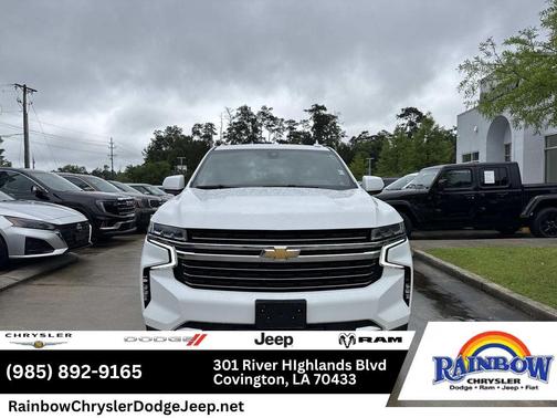 Summit White 2021 Chevrolet Tahoe LT