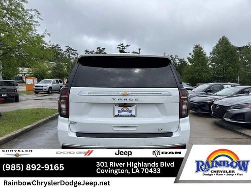 Summit White 2021 Chevrolet Tahoe LT