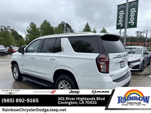 Summit White 2021 Chevrolet Tahoe LT