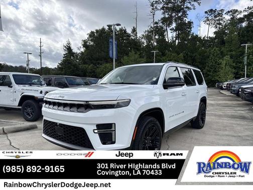 Bright White Clearcoat 2026 Jeep Grand Wagoneer Limited Reserve