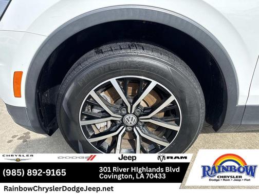 Pure White 2021 Volkswagen Tiguan 2.0T SE
