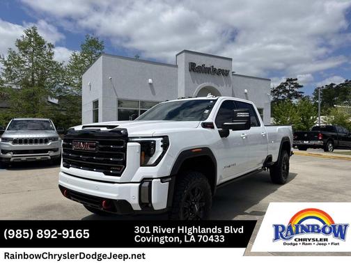 Summit White 2024 GMC Sierra 3500 AT4