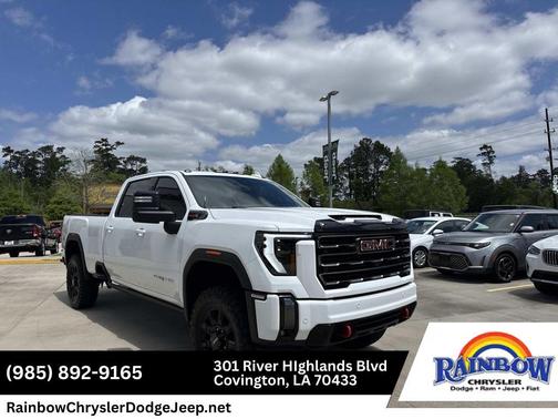 Summit White 2024 GMC Sierra 3500 AT4