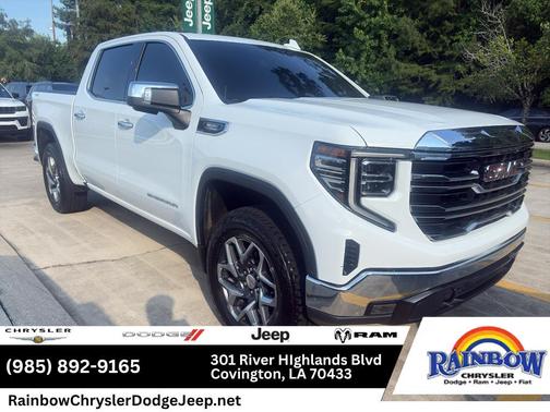 Summit White 2023 GMC Sierra 1500 SLT