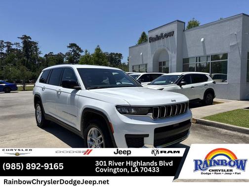 Bright White Clearcoat 2024 Jeep Grand Cherokee L Laredo