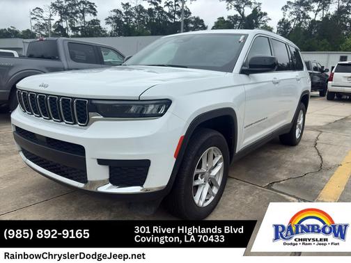 Bright White Clearcoat 2024 Jeep Grand Cherokee L Laredo