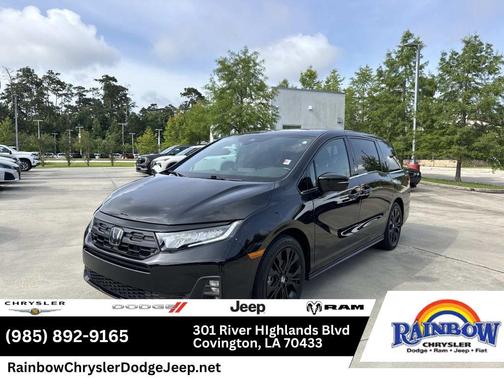 Crystal Black Pearl 2025 Honda Odyssey Sport-L