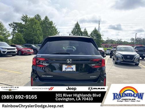 Crystal Black Pearl 2025 Honda Odyssey Sport-L