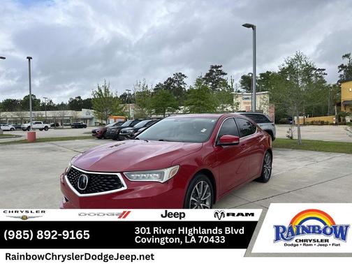 San Marino Red 2019 Acura TLX V6