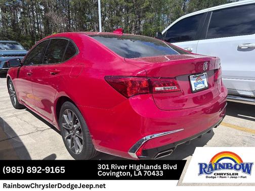 San Marino Red 2019 Acura TLX V6