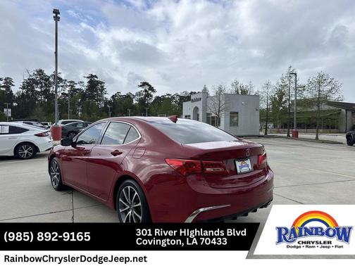 San Marino Red 2019 Acura TLX V6