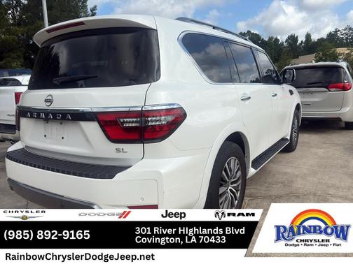 Aspen White Tricoat 2023 Nissan Armada SL