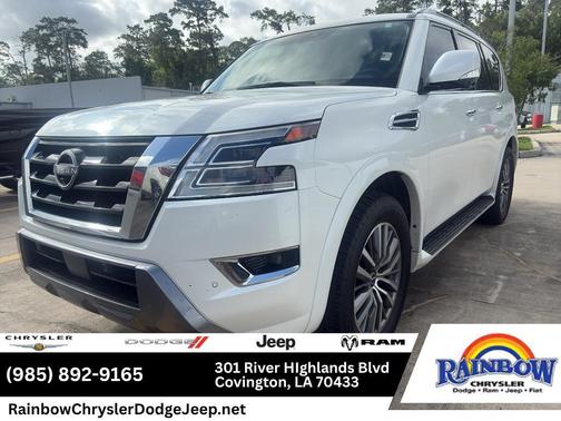 Aspen White Tricoat 2023 Nissan Armada SL