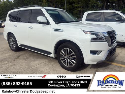 Aspen White Tricoat 2023 Nissan Armada SL