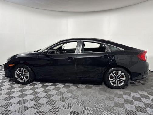 Black 2017 Honda Civic LX