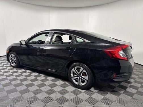 Black 2017 Honda Civic LX