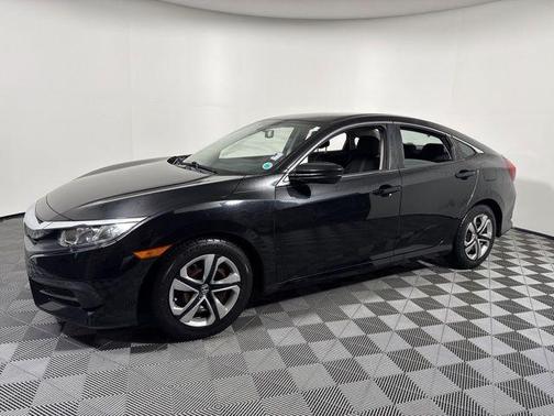 Black 2017 Honda Civic LX