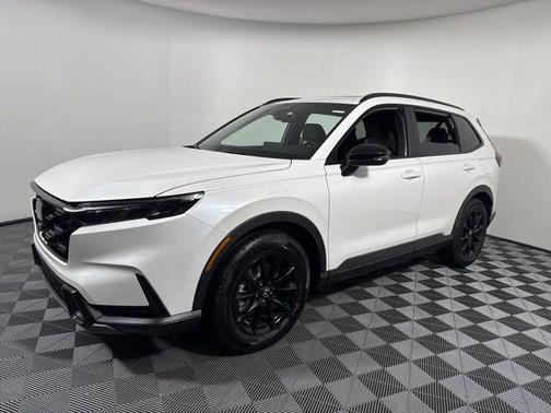 Platinum White Pearl 2026 Honda CR-V Hybrid Sport-L