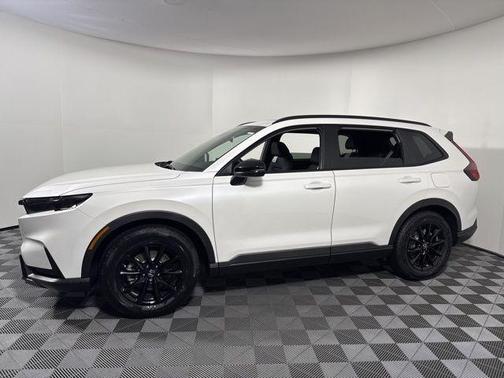 Platinum White Pearl 2026 Honda CR-V Hybrid Sport-L