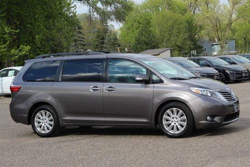 Predawn Gray Mica 2015 Toyota Sienna Limited Premium