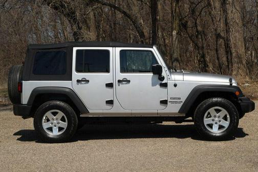 Bright Silver Metallic Clearcoat 2012 Jeep Wrangler Unlimited Sport
