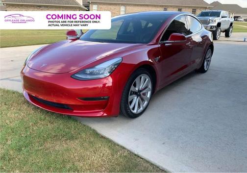 Red Multi-Coat 2018 Tesla Model 3 Long Range