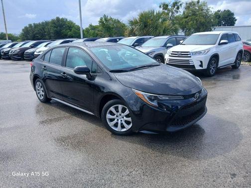 Black Sand Pearl 2021 Toyota Corolla LE