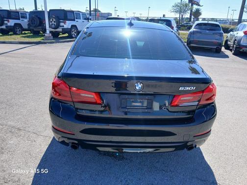 Black 2017 BMW 530 530i Sedan 4D