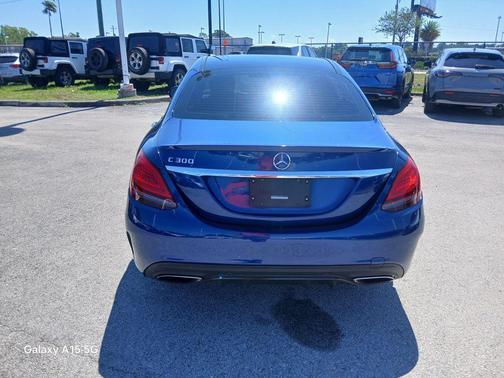 Blue 2019 Mercedes-Benz C-Class C 300 Sedan 4D