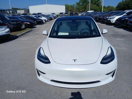 Pearl White Multi-Coat 2021 Tesla Model 3 Long Range