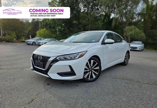 White 2021 Nissan Sentra SV