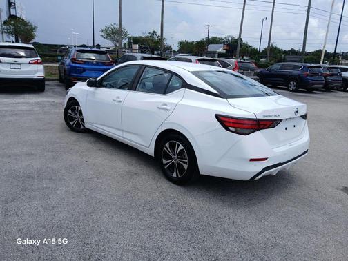 White 2021 Nissan Sentra SV