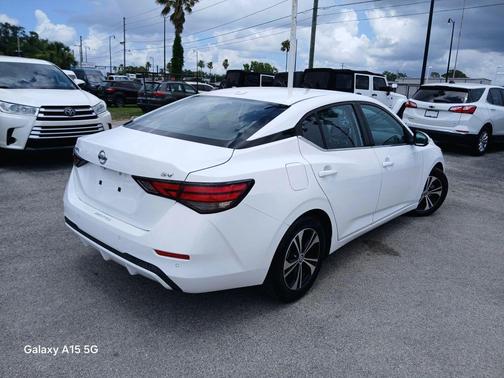 White 2021 Nissan Sentra SV