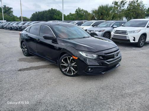 Black 2020 Honda Civic Sport