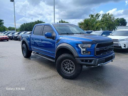 Lightning Blue 2018 Ford F-150 Raptor
