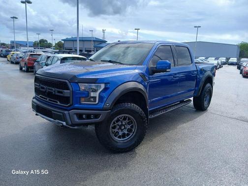 Lightning Blue 2018 Ford F-150 Raptor