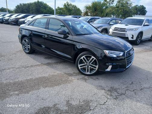 Black 2018 Audi A3 Premium