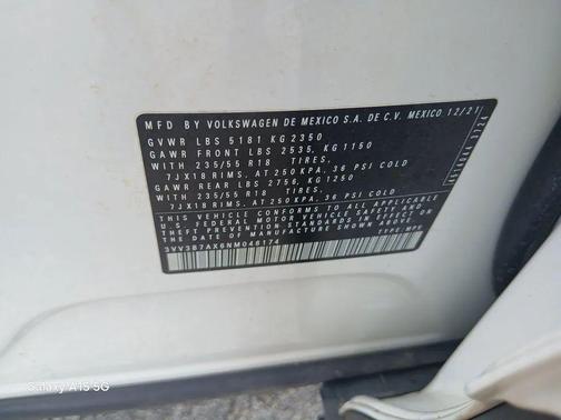 2022 Volkswagen Tiguan 2.0T SE