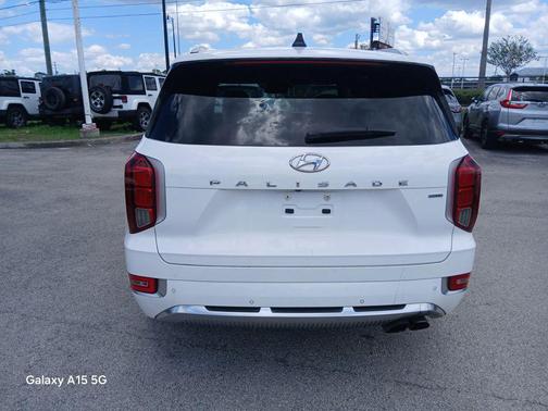 Hyper White 2021 Hyundai PALISADE Calligraphy