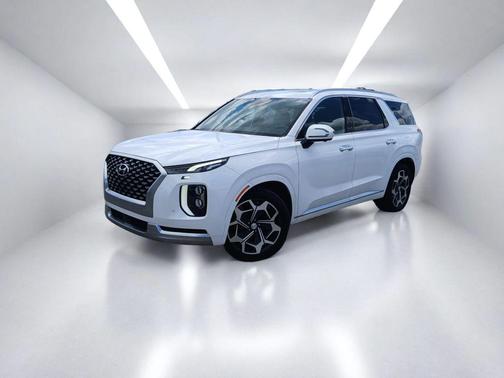 Hyper White 2021 Hyundai PALISADE Calligraphy