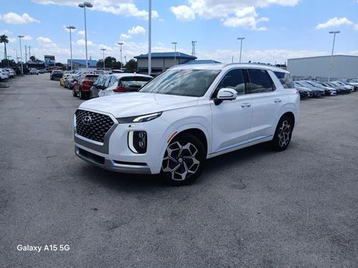 Hyper White 2021 Hyundai PALISADE Calligraphy