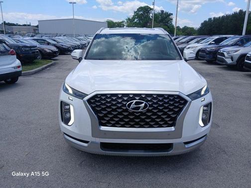 Hyper White 2021 Hyundai PALISADE Calligraphy